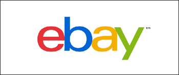 Image of ebay logo that is a button that when you click on takes you to a list of Goodwill products that are being sold on Ebay's website.