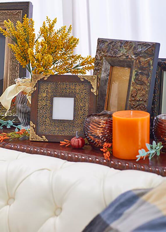 Photo of fall themed picture frames