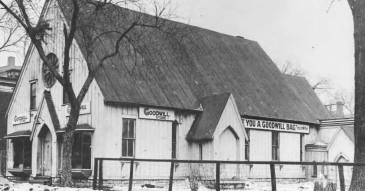 Photo of old Goodwill building.